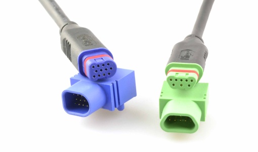 Abgewinkelte Anschlussklemmen für PCB-Montage