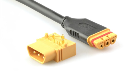 Connecteur de moteur coudé pour PCB