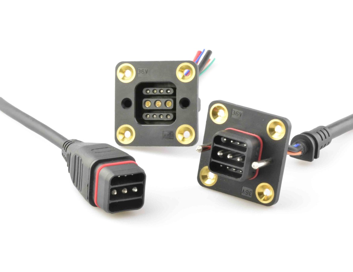 Higo ebike battery connectors