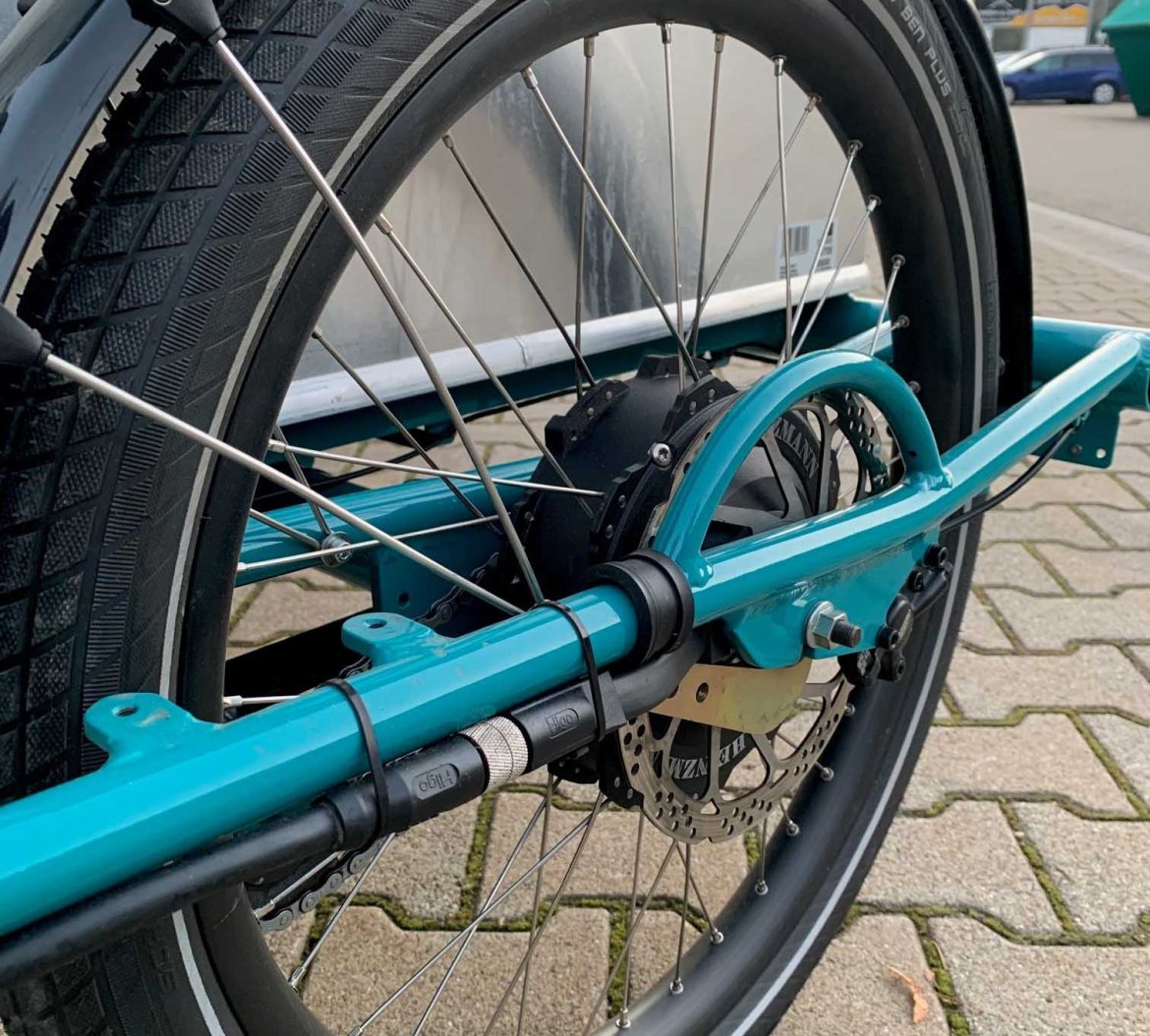 Rear-hub motor systems