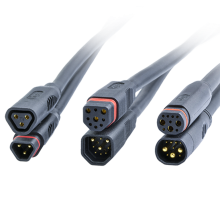 Adjusted connector designs for rear hub motors